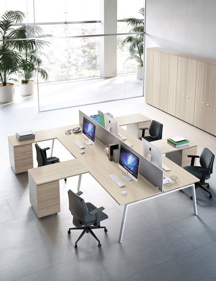 Agile Office Work Desk Suite featuring Ergonomic Lumbar Support Mesh Chairs #10